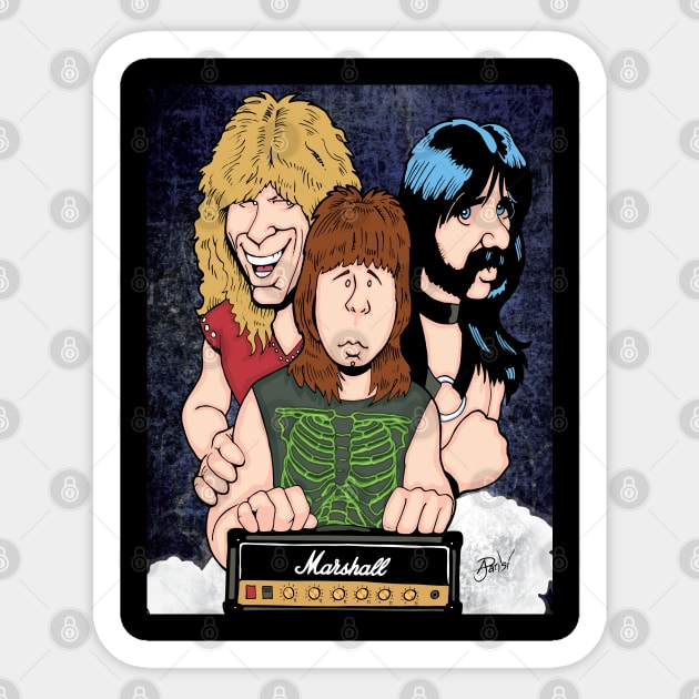 Spinal Tap Sticker by Parisi Studios